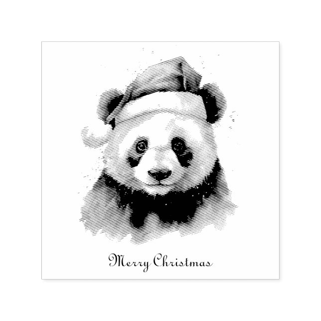 Weihnachtslandschaft, individuell anpassbar permastempel (Design)