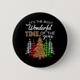 Weihnachtslatte Leopard Karierten Weihnachtsbaum F Button
