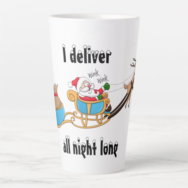 Weihnachtslatte Tasse (Vorderseite)