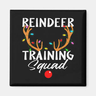 Weihnachtslauf-Rentier-Läufer-Trainingsgruppe T Magnet