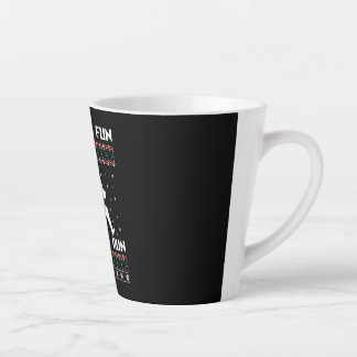 Weihnachtslauf, was für ein Spaß es ist zu laufen Milchtasse