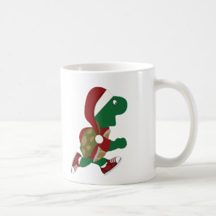 Weihnachtslaufende Schildkröte Kaffeetasse