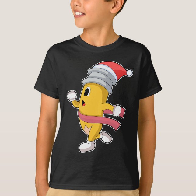 Weihnachtsläufer T-Shirt (Vorderseite)
