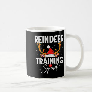 Weihnachtslaufteam Lustiges Rentier Training Squad Kaffeetasse