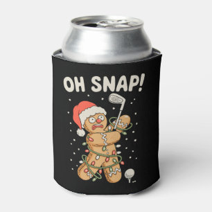 Weihnachtslebkuchen Oh Snap Cookie Golf Golfer Dosenkühler