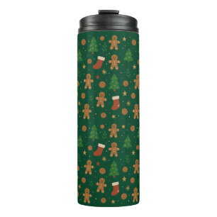 Weihnachtslebkuchen-Spaß Thermosbecher