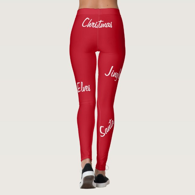 WeihnachtsLeggings Leggings (Rückseite)