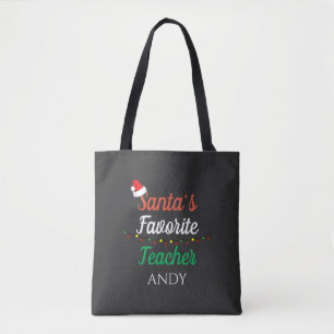 Weihnachtslehrer Danke Xmas Wertschätzung Geschenk Tasche