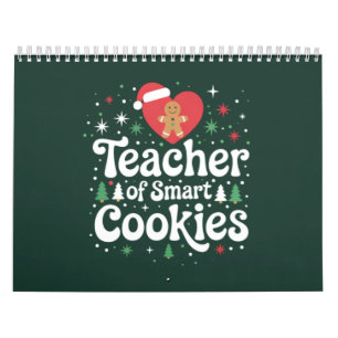 Weihnachtslehrer für kluge Cookies Kalender