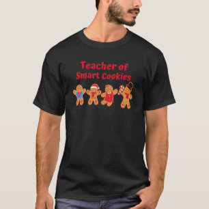 Weihnachtslehrer für kluge Kekse Lebkuchen Coo T-Shirt