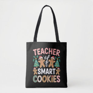 Weihnachtslehrer für kluge Kekse Lebkuchen Tasche
