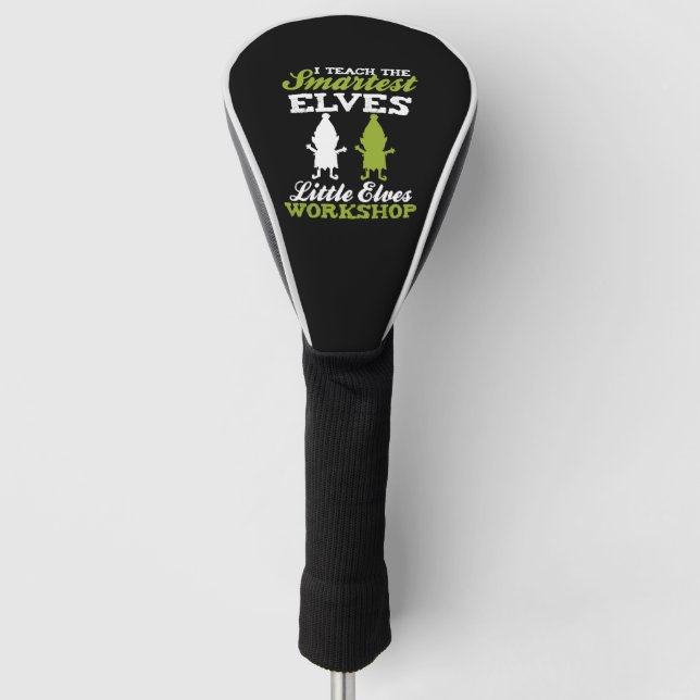 Weihnachtslehrer - Ich unterrichte das klügste Golf Headcover (Vorderseite)