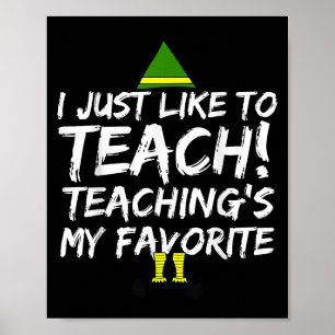 Weihnachtslehrer ist mein Liebling Poster
