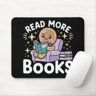 Weihnachtslehrer liest mehr Bücher lustig Mousepad
