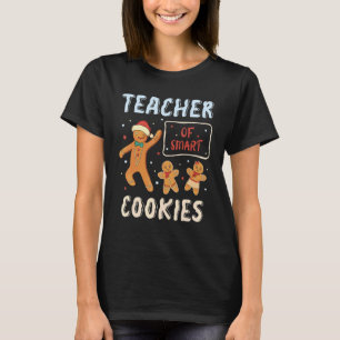 Weihnachtslehrer Süße Lebkuchen Kekse T-Shirt