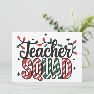 Weihnachtslehrer-Team Lustige Frohe Weihnachten Pa