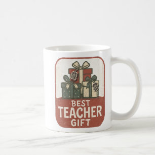 Weihnachtslehrer - Vintage Grunge Geschenke Kaffeetasse