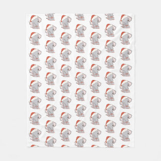 Weihnachtslephant Fleece Blanket