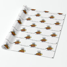 Weihnachtsleuchten Bumble Bee Muster Wrapping Papi