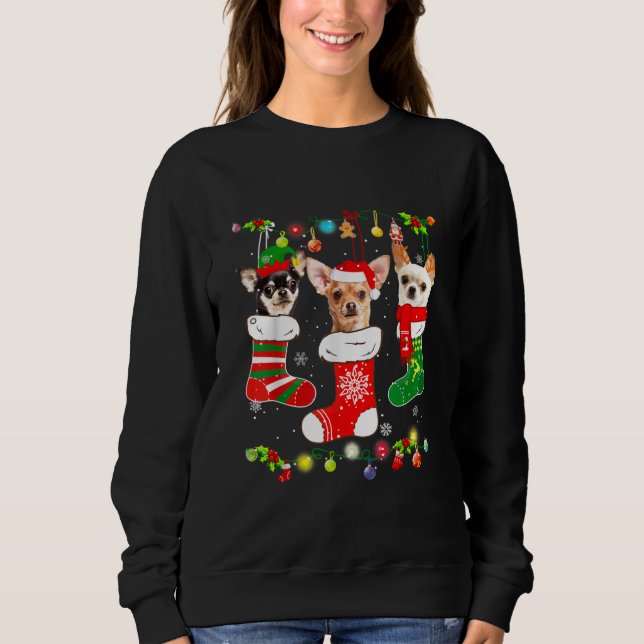 Weihnachtsleuchten Geschenk lustiger Weihnachtslie Sweatshirt (Vorderseite)