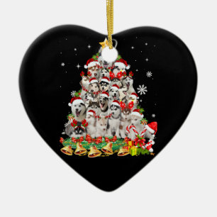 Weihnachtsleuchten   Hundexmas Keramik Ornament