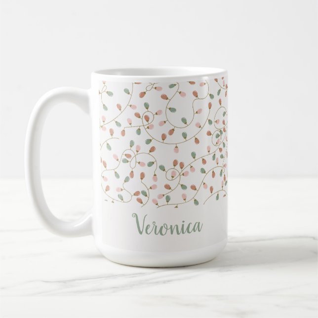 Weihnachtsleuchten Name des Weihnachtslichts auf f Kaffeetasse (Links)