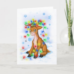 Weihnachtsleuchter Feiertagskarte