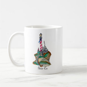WeihnachtsLeuchtturm Kaffeetasse
