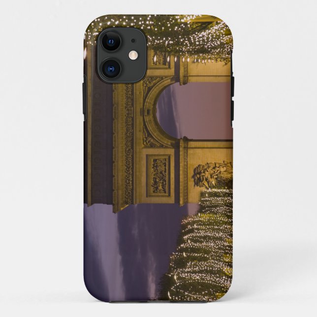 Weihnachtslicht auf den Champs Elysees Case-Mate iPhone Hülle (Rückseite)