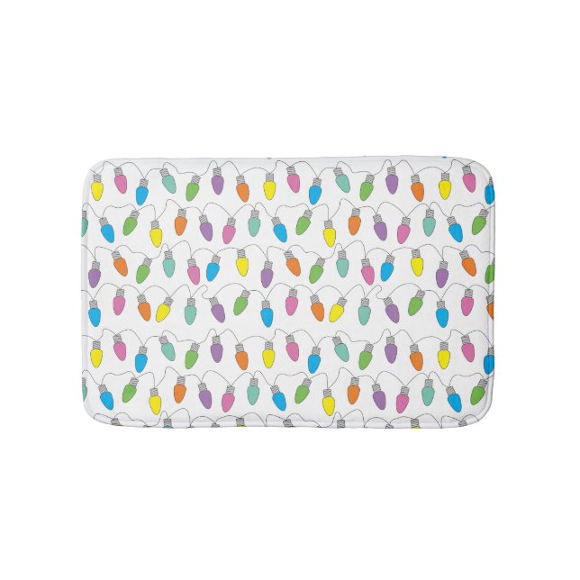 Weihnachtslicht Badematte (Vorderseite)