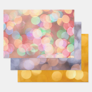 Weihnachtslicht Bokeh Bubbles Wrapper Papier