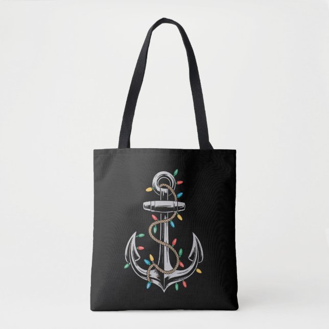 Weihnachtslicht Bootsfahrt Bootsfahrt Geschenke Tasche (Vorderseite)