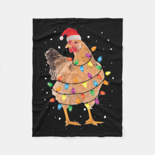 WeihnachtsLICHT Chicken Weihnachten Weihnachten We Fleecedecke
