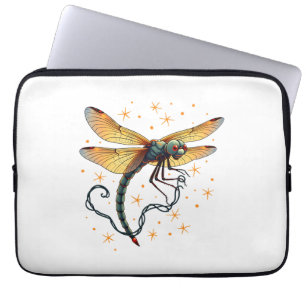 Weihnachtslicht-Dragonfly Laptopschutzhülle
