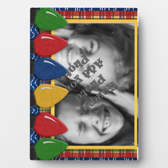 Weihnachtslicht Foto Rahmen Geschenk (Vorderseite)