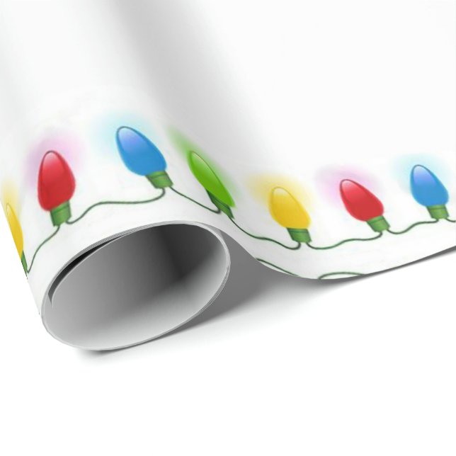Weihnachtslicht Geschenkpapier (Rolleneckpunkt)
