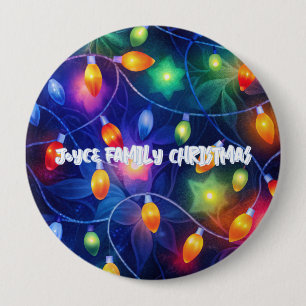 Weihnachtslicht Heller Urlaub Whimsical Merry Button