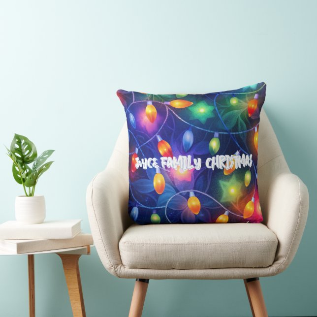 Weihnachtslicht Heller Urlaub Whimsical Merry Kissen (Stuhl )