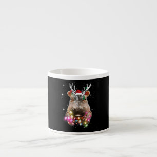 Weihnachtslicht Hippo Fiona Hippopotamus Lover Espressotasse