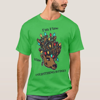 Weihnachtslicht ich bin gut alles ist schön lustig T-Shirt