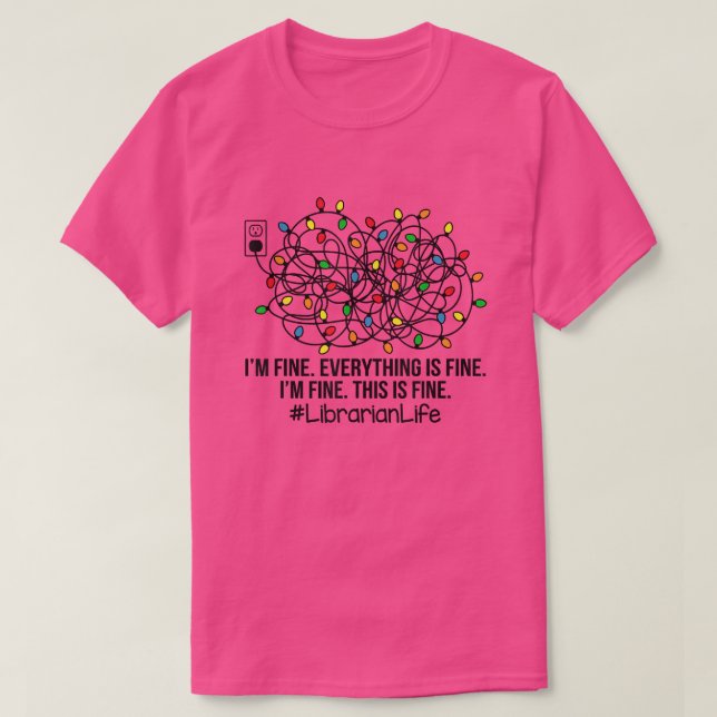 Weihnachtslicht ich bin schön alles ist schöne Lib T-Shirt (Design vorne)