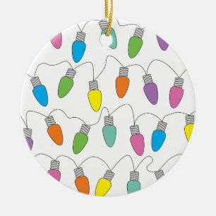 Weihnachtslicht Keramik Ornament