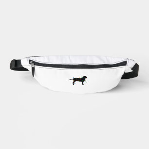 Weihnachtslicht Labrador Retriever Hundeshirt Bauchtasche