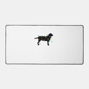 Weihnachtslicht Labrador Retriever Hundeshirt Schreibtischunterlage