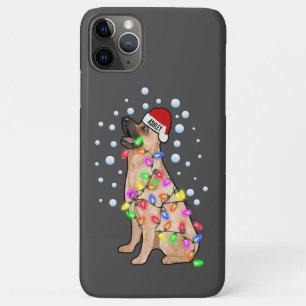 Weihnachtslicht mit Deutscher Schäferhund-Atmosphä Case-Mate iPhone Hülle