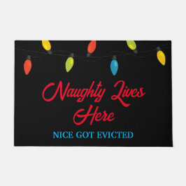 Weihnachtslicht Naughty und Nice Doormat Fußmatte
