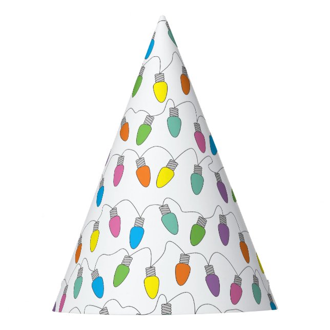 Weihnachtslicht Partyhütchen (Vorderseite)