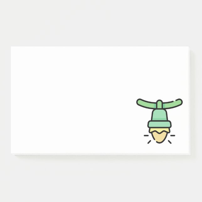 Weihnachtslicht Post-it Klebezettel (Vorderseite)