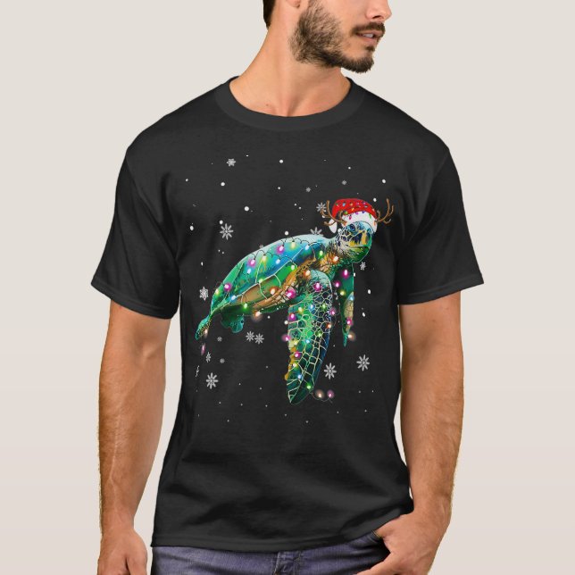 WeihnachtsLICHT Sonnenliche Weihnachtsmannmütze Fr T-Shirt (Vorderseite)