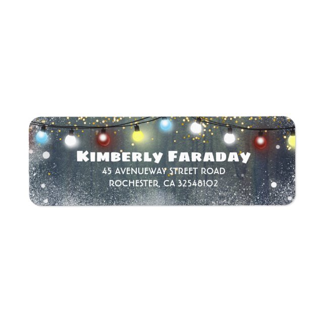 Weihnachtslicht und Schneewald (Vorne)